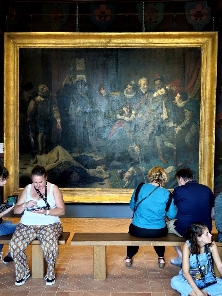 블루아성 기즈공 살해 장면 작품.