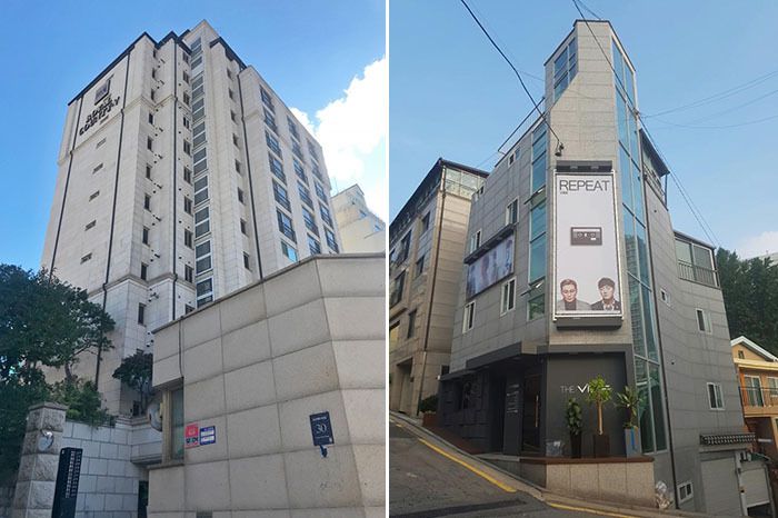 윤민수가 보유하고 있는 청담동 대우로얄카운티V(5차), 아쿠아빌딩(SBS '미운 우리 새끼', 네이버부동산)