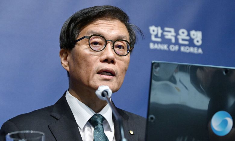 이창용 한국은행 총재가 지난 8월 28일 서울 중구 한국은행에서 열린 금융통화위원회를 마친 후 기자간담회를 하고 있다. 사진공동취재단