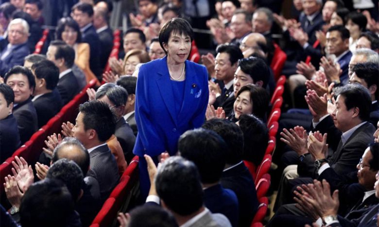 다카이치 사나에 일본 자민당 총재. AP뉴시스