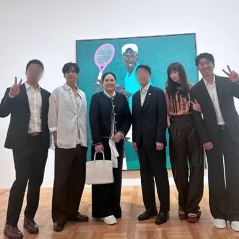 원빈, 이나영 부부가 박인비 등 지인과 찍은 사진. 박인비 인스타그램