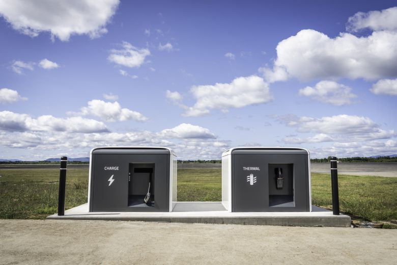 전기 항공기 배터리 충전·열관리 시설. 베타 테크놀로지스 제공