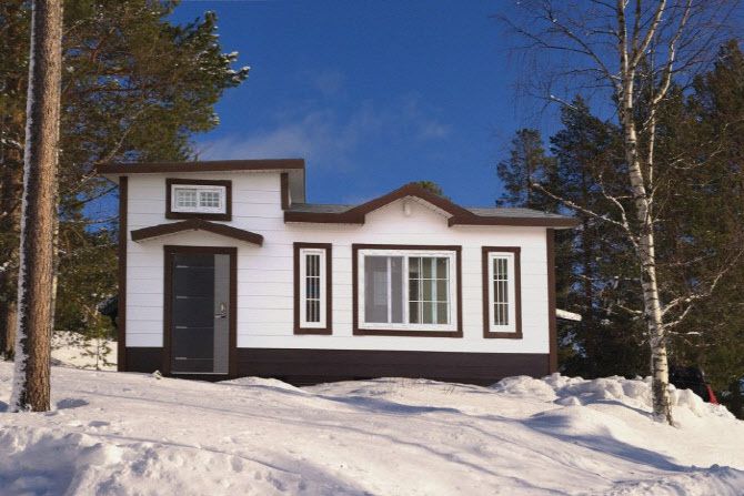 CU에서 설을 맞아 판매했던 있는 복층 고급형 이동형 주택. CU