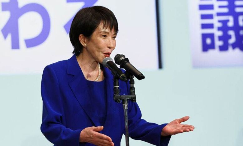 다카이치 사나에 일본 자민당 신임 총재. AP연합뉴스