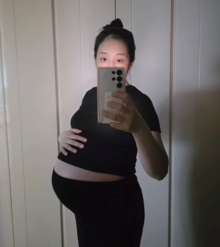 박보미 만삭 모습. 박보미 인스타그램 캡처