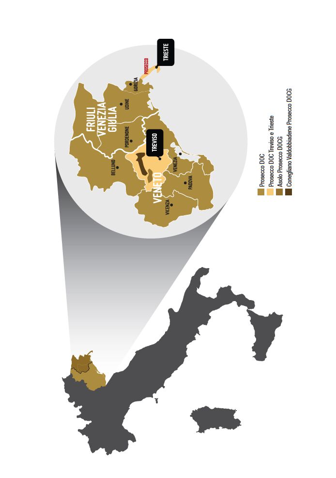 프로세코 생산지역. 프로세코DOC협회