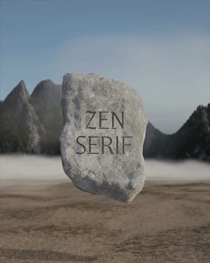 제니와 제니의 소속사가 함꼐 출시한 폰트 젠 세리프. OA엔터테인먼트 SNS 캡처