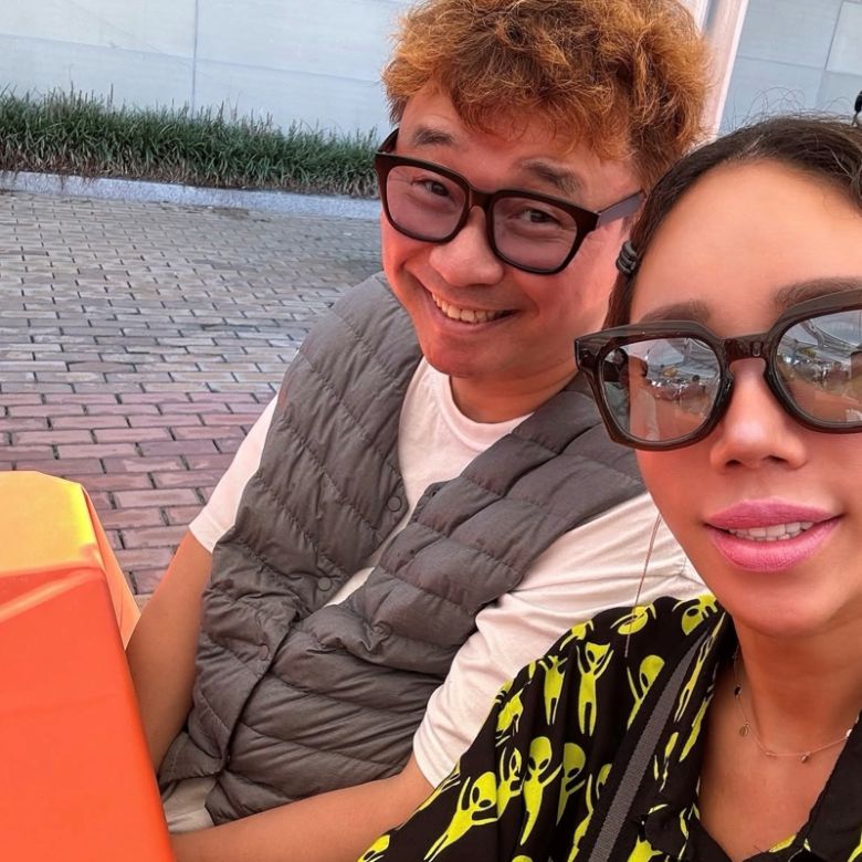 강원래 김송 부부. 김송 인스타그램 캡처