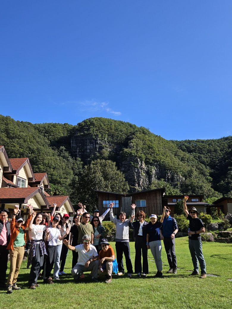 맹개마을 방문객. 박성호 대표 제공