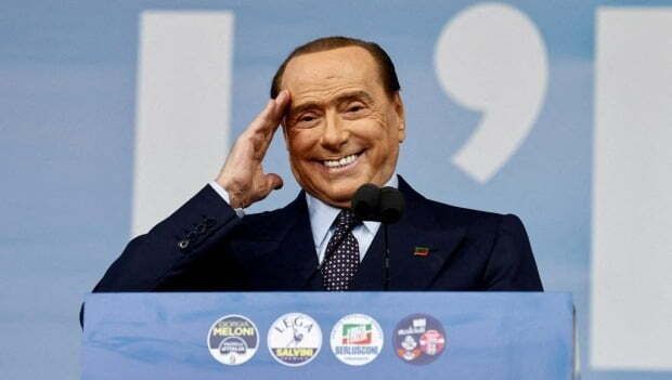 실비오 베를루스코니 전 이탈리아 총리. 연합뉴스