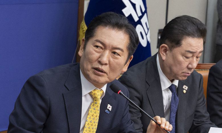 더불어민주당 정청래 대표. 연합뉴스