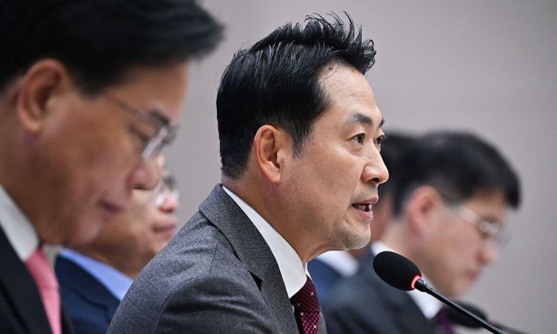 국민의힘 장동혁 대표가 3일 경북 안동시 경북도청에서 열린 대구·경북 지역민생 예산정책협의회에 참석해 발언하고 있다. 경북도청 제공