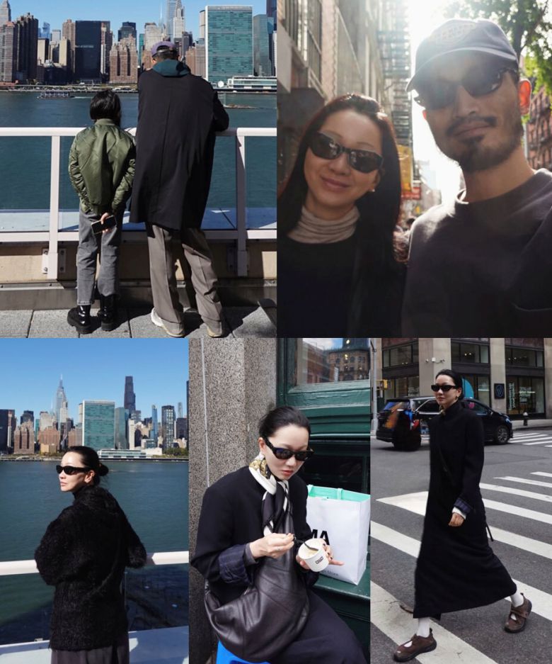 뉴욕을 여행 중인 장윤주 가족의 일상. 장윤주 인스타그램 캡처