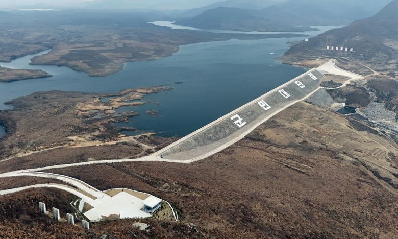 회양군민발전소 전경. 노동신문·뉴스1