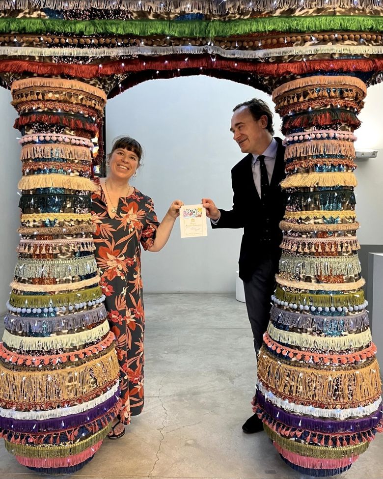 조아나 바스콘셀루스와 줄리앙 드 보마셰 드 로칠드. 인스타그램