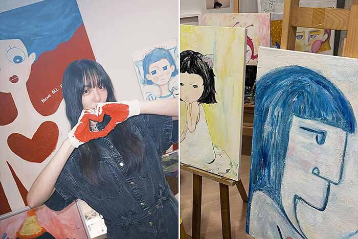 ‘서울 자가에 대기업 다니는 김 부장 이야기’ 10화에 등장한 그림, 이진이 SNS