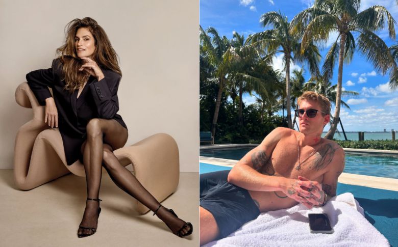 세계적인 모델 신디 크로포드(왼쪽)와 아들 프레슬리 거버. 신디 크로포드‧프레슬리 거버 인스타그램 컵채