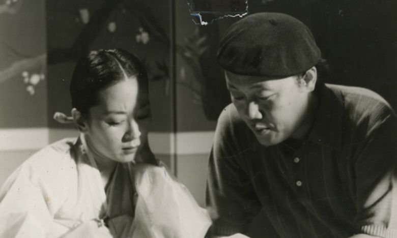 영화 ‘토지’ 촬영장의 모습. 한국영상자료원 제공