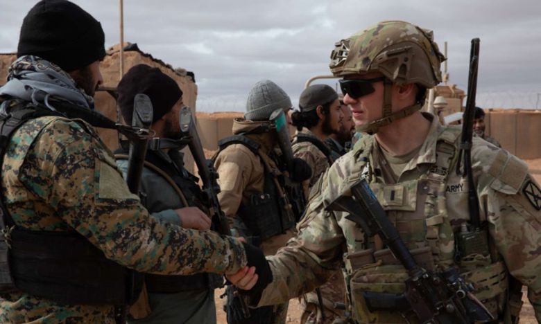 시리아에서 작전 중인 미군. CENTCOM 제공