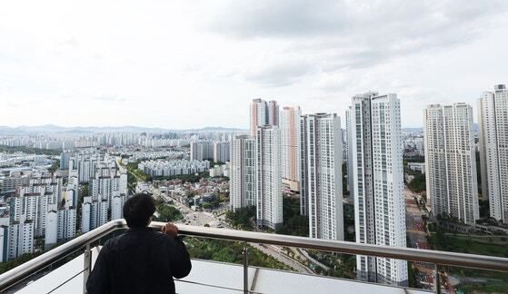 경기 수원시 영통구 일대 아파트 단지 모습. 연합뉴스