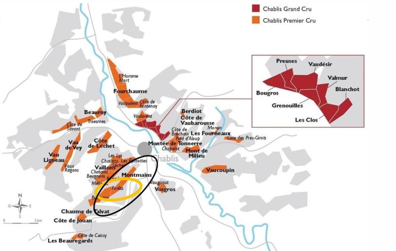프리미에 크뤼 좌안 몽맹.  부르고뉴와인협회