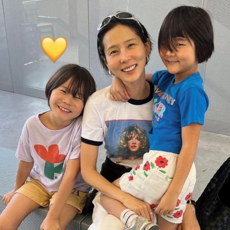 김나영과 두 아들. 김나영 인스타그램 캡처