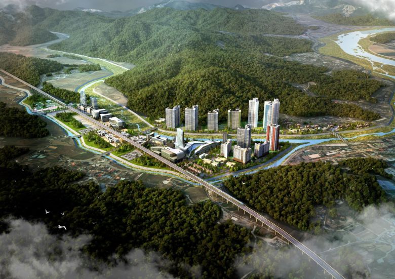 합천역세권 조감도. 합천군 제공