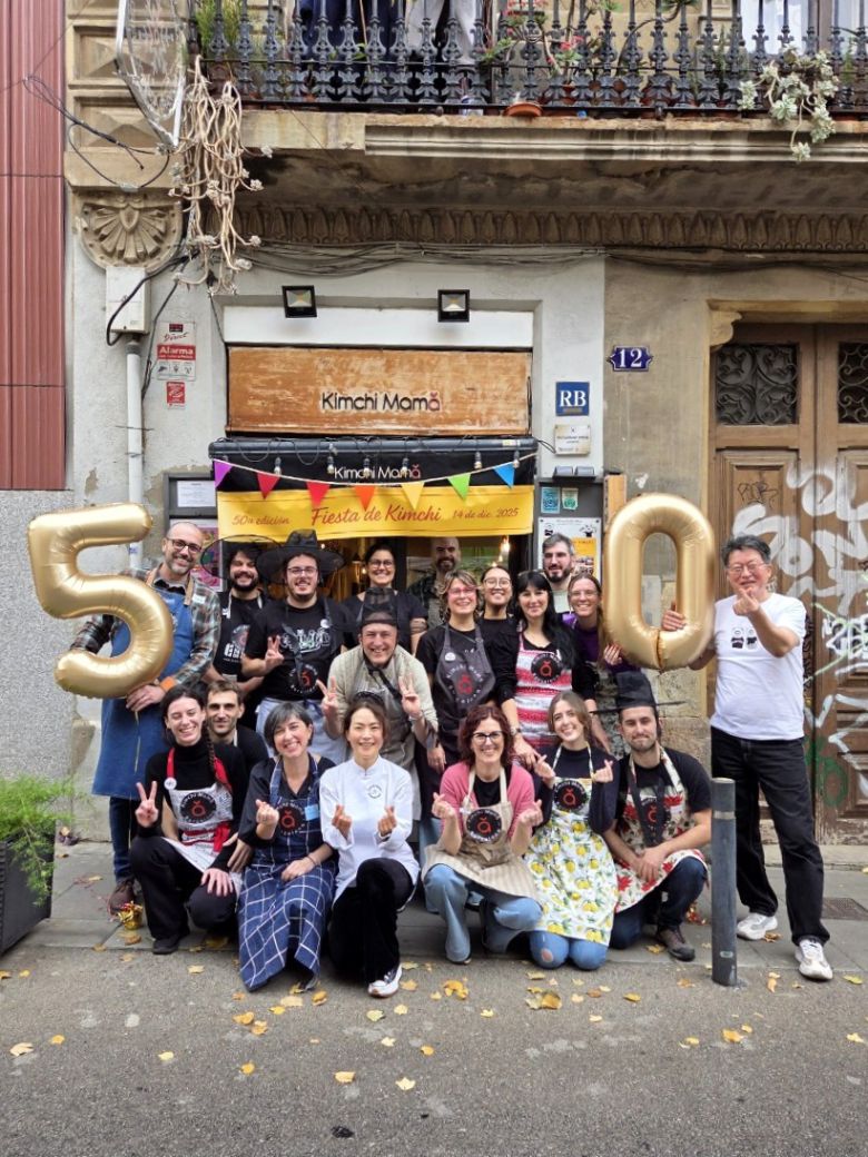 김치마마 김치강좌 50회 기념 촬영.  신진호 대표 제공