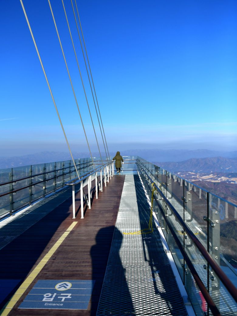 모나용평 발왕산 스카이워크.