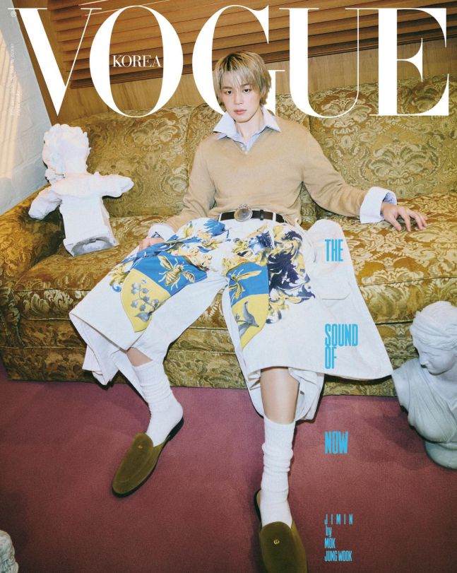 방탄소년단(BTS) 지민. VOGUE KOREA 공식 인스타그램 계정