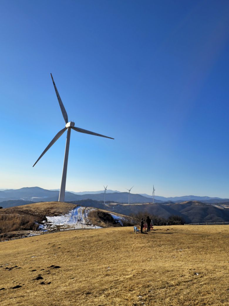 대관령 하늘목장 하늘마루전망대.
