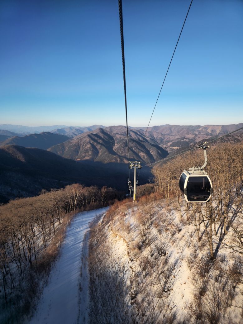 가리왕산케이블카.