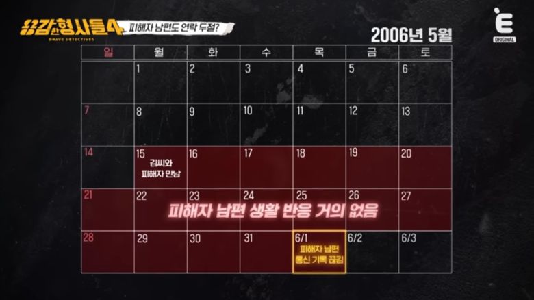 생활 반응이 확인되지 않는 남편. 유튜브 채널 'E채널' 영상 캡처