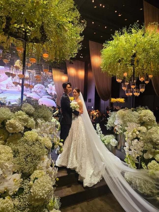 지난 17일 공개된 ENA 예능 프로그램 '나는 솔로' 28기 영자, 영철의 결혼식 현장. 28기 영수 인스타그램