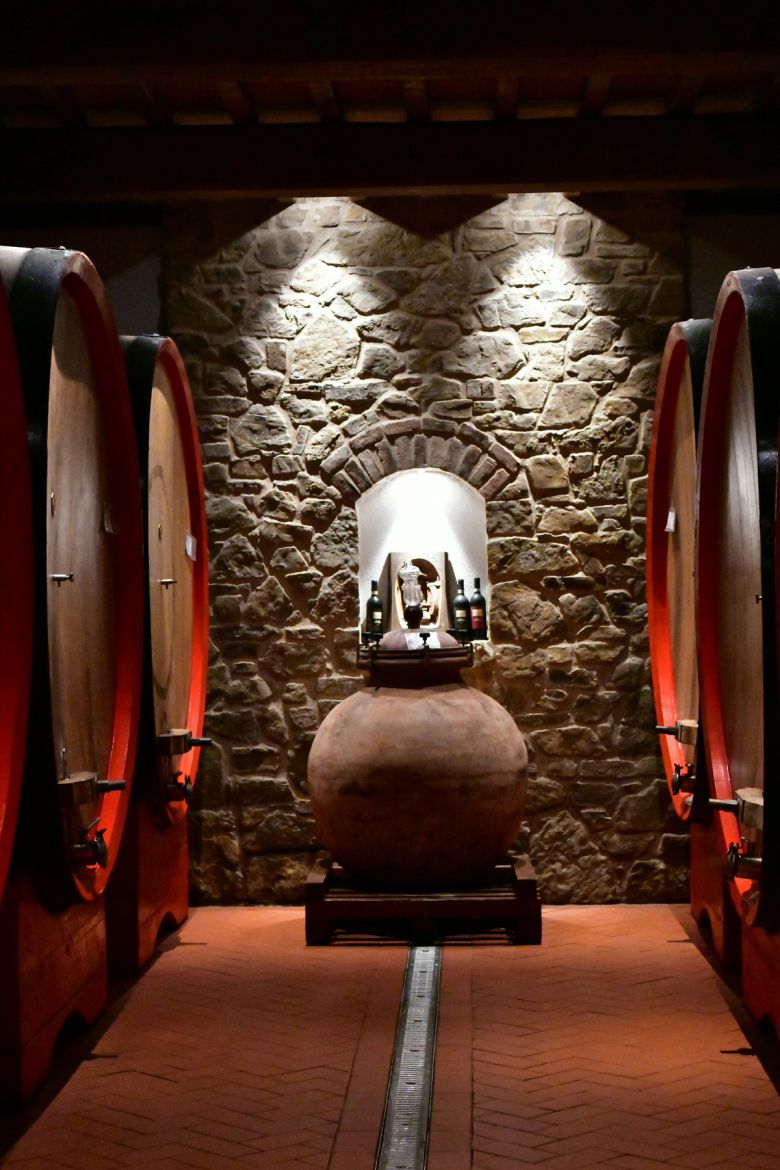 파라디소 지하 셀러 대형 슬라보니안 오크. 최현태 기자