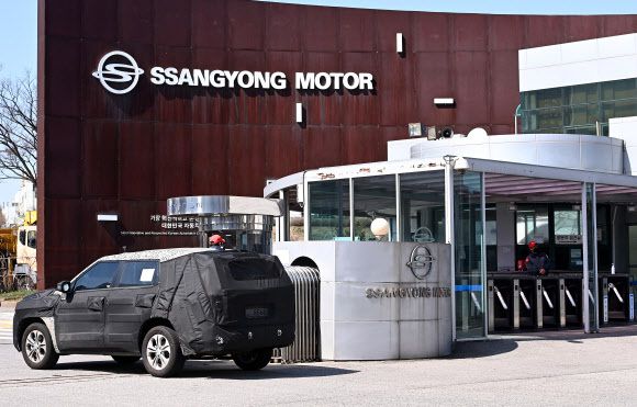 사진은 28일 경기도 평택시 쌍용자동차 평택공장 정문 모습. 뉴시스