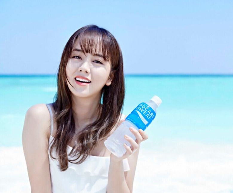 포카리스웨트 모델로 활동한 김소현. 싸이더스hq 제공
