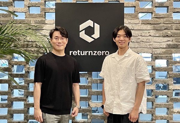 리턴제로 리서치팀 소속의 서상원 연구원(좌측), 이동윤 연구원(우측)