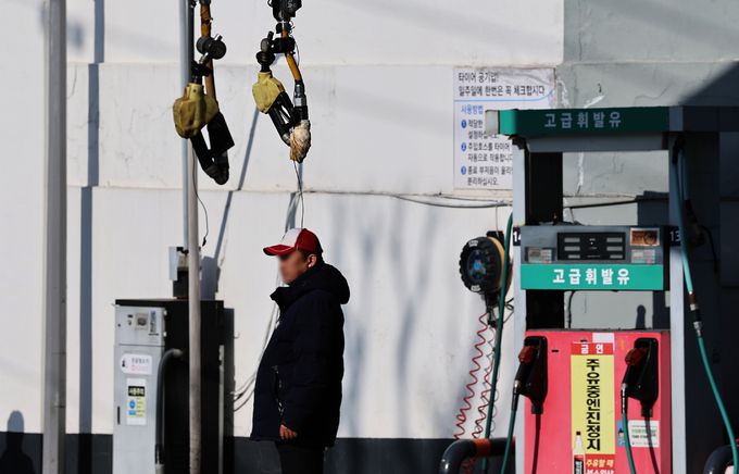 서울 시내 한 주유소의 모습. 뉴시스