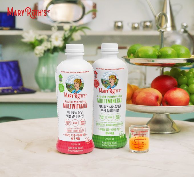 메리루스 모닝 액상 멀티비타민 & 나이트타임 액상 멀티미네랄