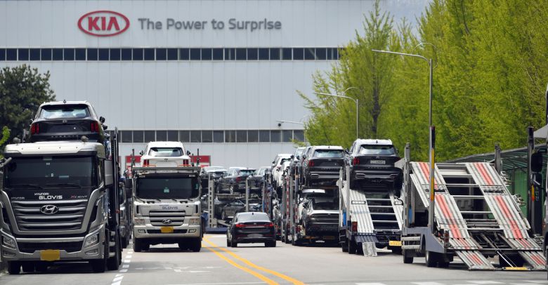 국내 최초의 종합자동차 공장인 기아 소하리 공장 전경. 뉴시스