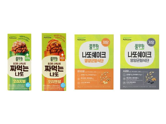 풀무원 나또 제품군 사진. 풀무원 제공