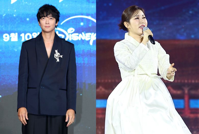 사진= 왼쪽부터 강동원, 송가인. 뉴시스 제공