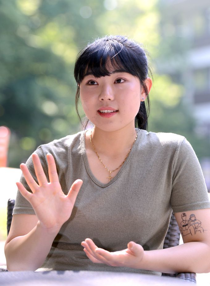 김라경이 본지와의 인터뷰에서 질문에 답변하고 있다. 사진=김두홍 기자 kimdh@sportsworldi.com