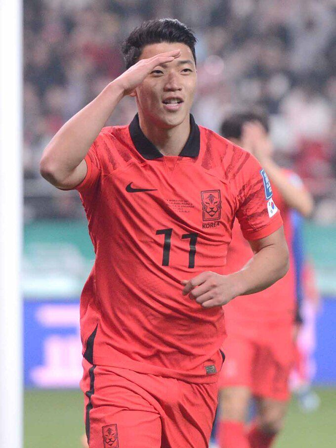 황희찬이 골세리머니를 하고 있다. 김두홍 기자