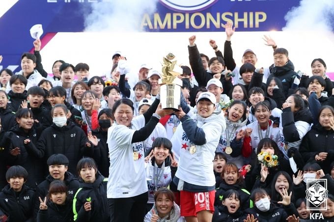 WK리그 인천 현대제철. 대한축구협회 제공