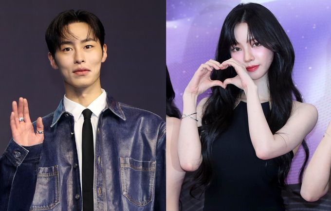 이재욱과 카리나. (사진=뉴시스)