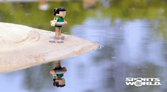 해수욕하는 어린이