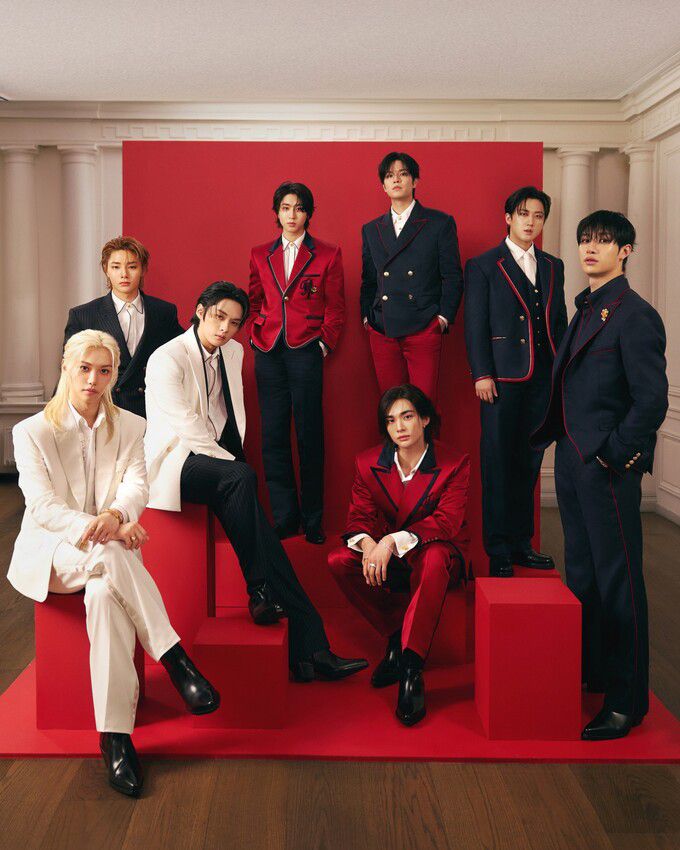 멧 갈라에 참석한 스트레이 키즈. 사진=타미 힐피거