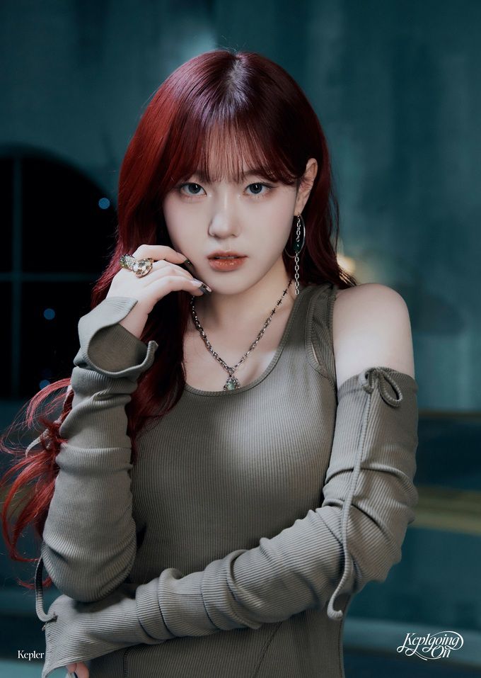 걸그룹 케플러의 채현. 사진=키움히어로즈 제공